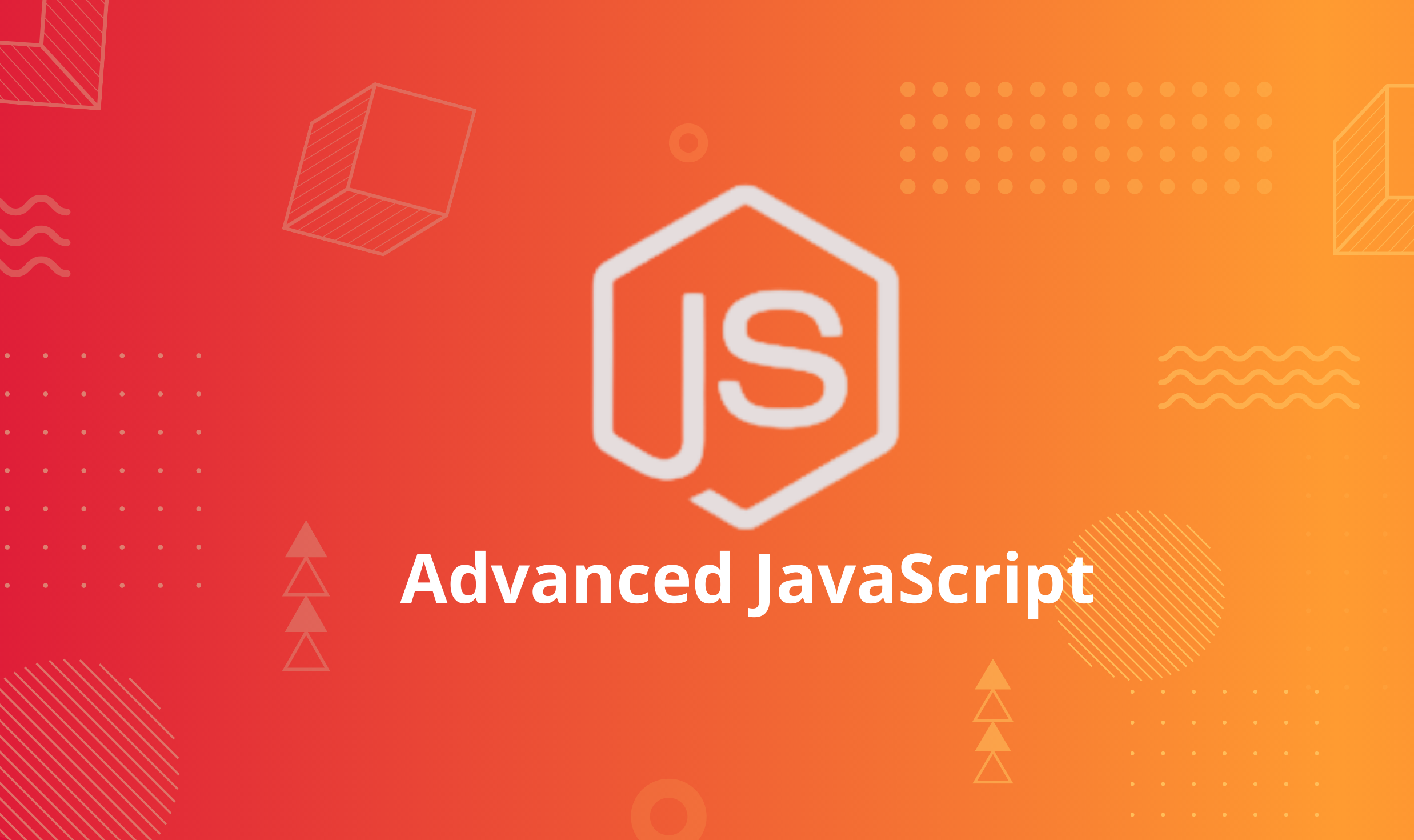 Mastering Advanced JavaScript 8 topic